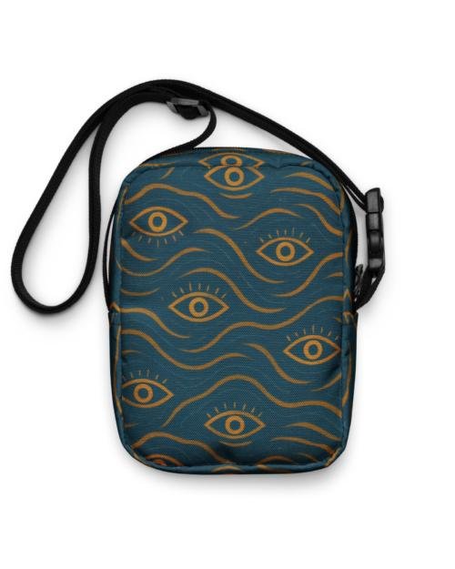 MYKA’RA: Star-Eye Continuum™ – Utility crossbody bag – Green & Gold