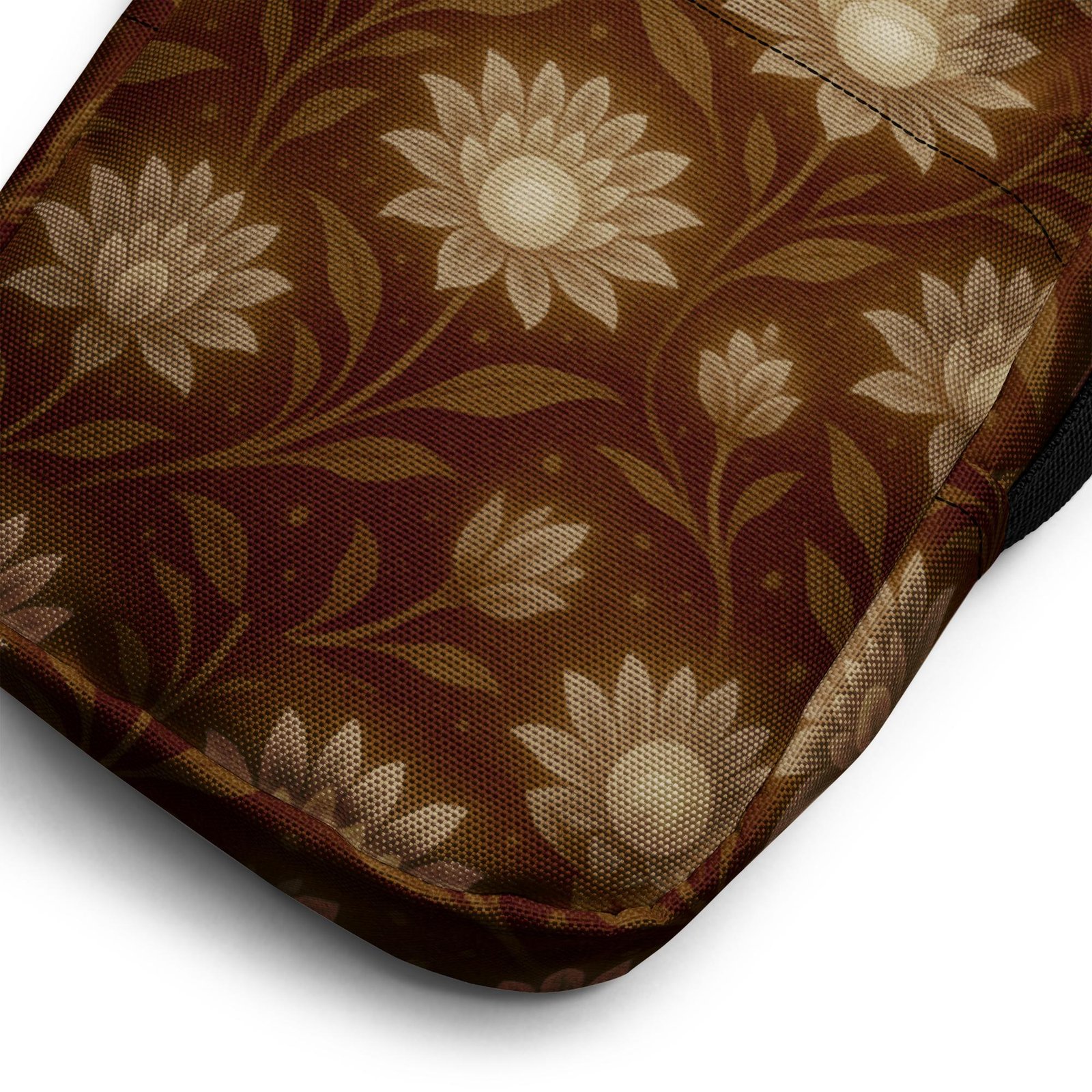 DIMUONEL™: Lunar Grace Petal™ – Utility crossbody bag – Brown & Tan - Image 2