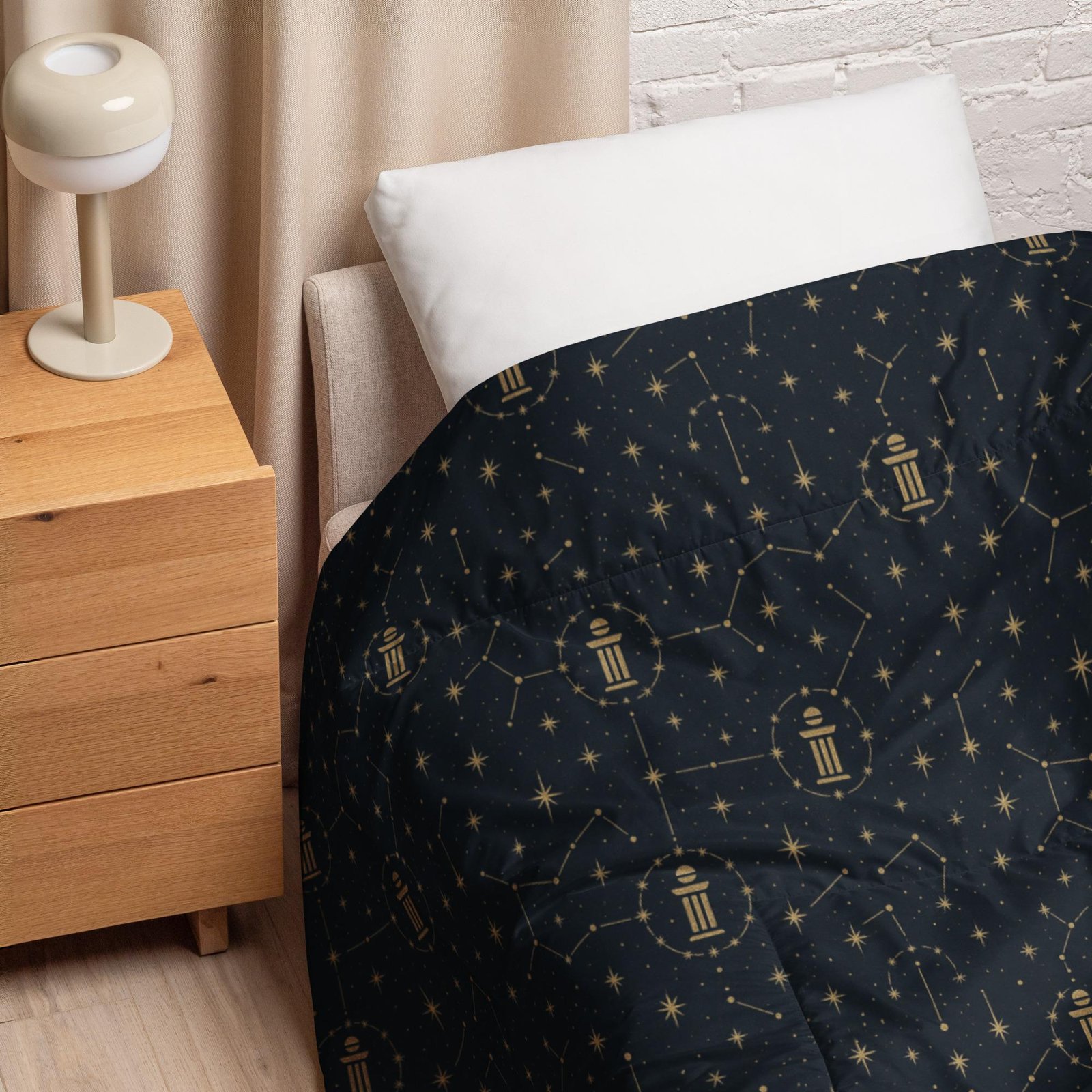 add – Comforter – Black & Gold - Image 2