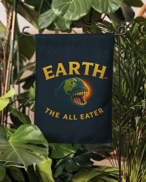Earth: The All Eater, Signature Curve – Garden flag
