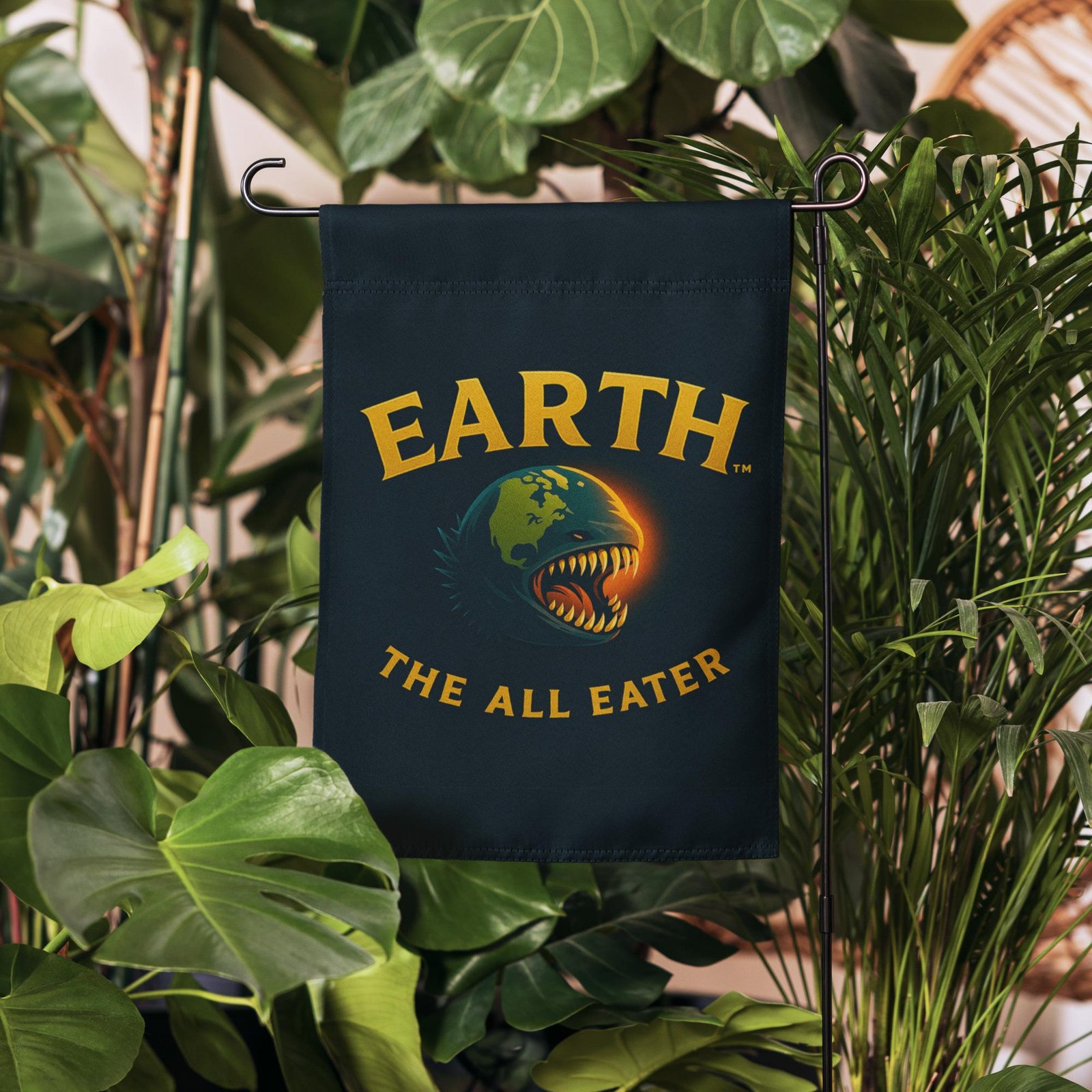 Earth: The All Eater, Signature Curve – Garden flag