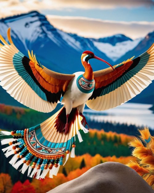 Equinox Flight Ibis (Wings Fully Extended)