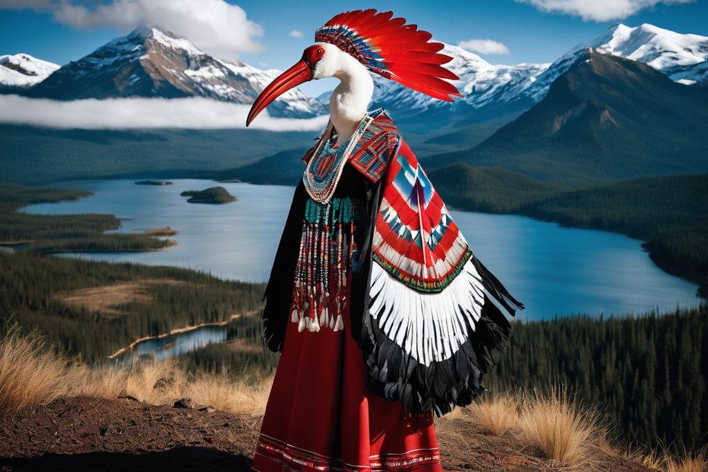 3. Lake Sovereign Ibis (Cloaked, Patterned Wings)