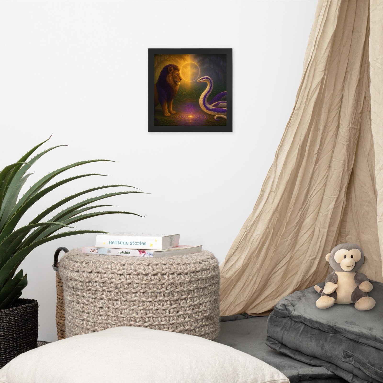 ELYNDRIA™: Origin of the Seralion – Framed photo paper poster - Image 3