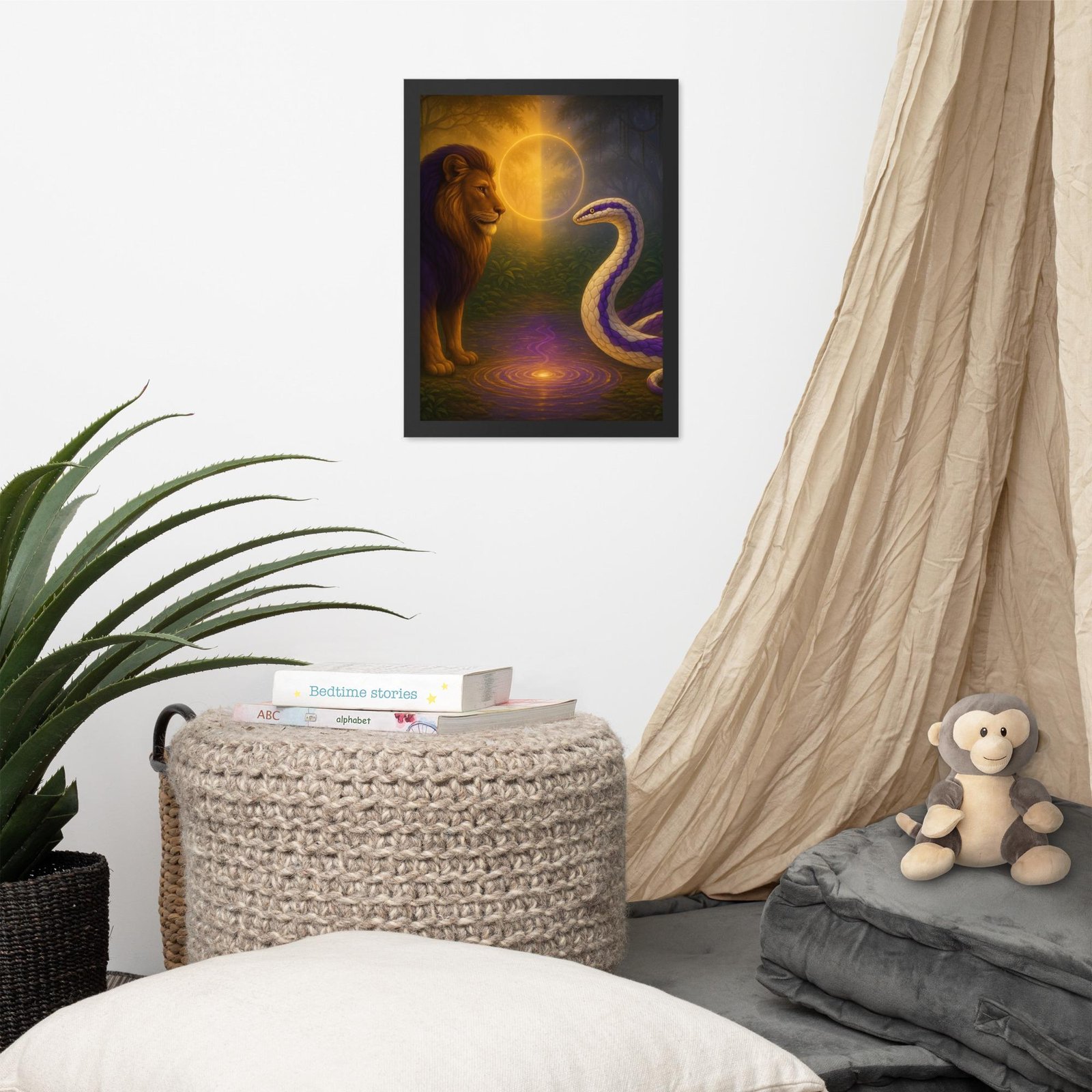 ELYNDRIA™: Origin of the Seralion – Framed photo paper poster - Image 6