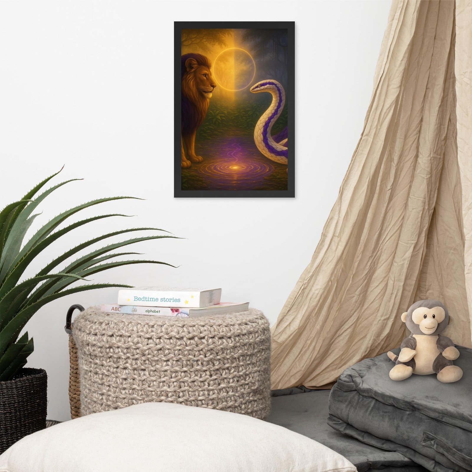 ELYNDRIA™: Origin of the Seralion – Framed photo paper poster - Image 7