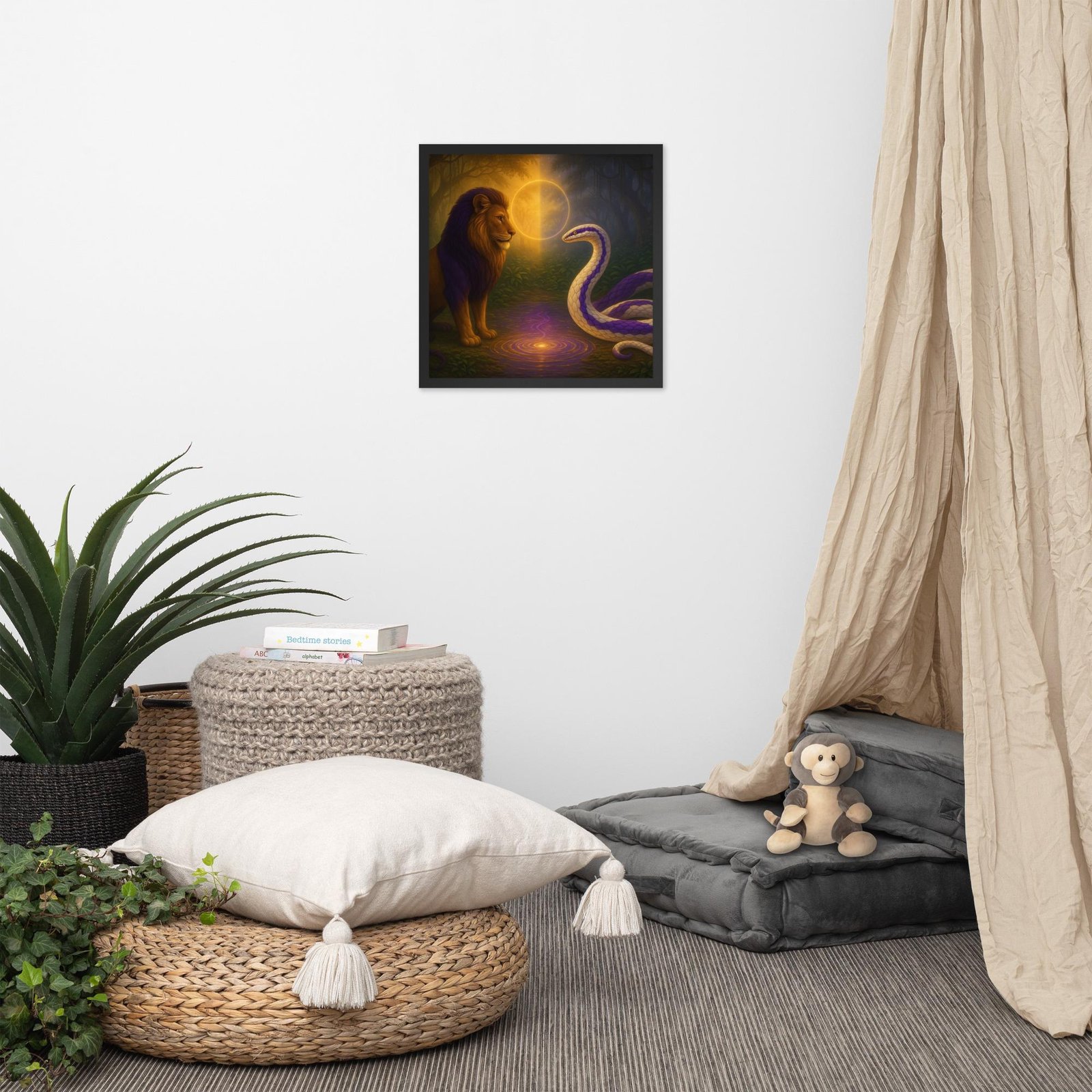 ELYNDRIA™: Origin of the Seralion – Framed photo paper poster - Image 11