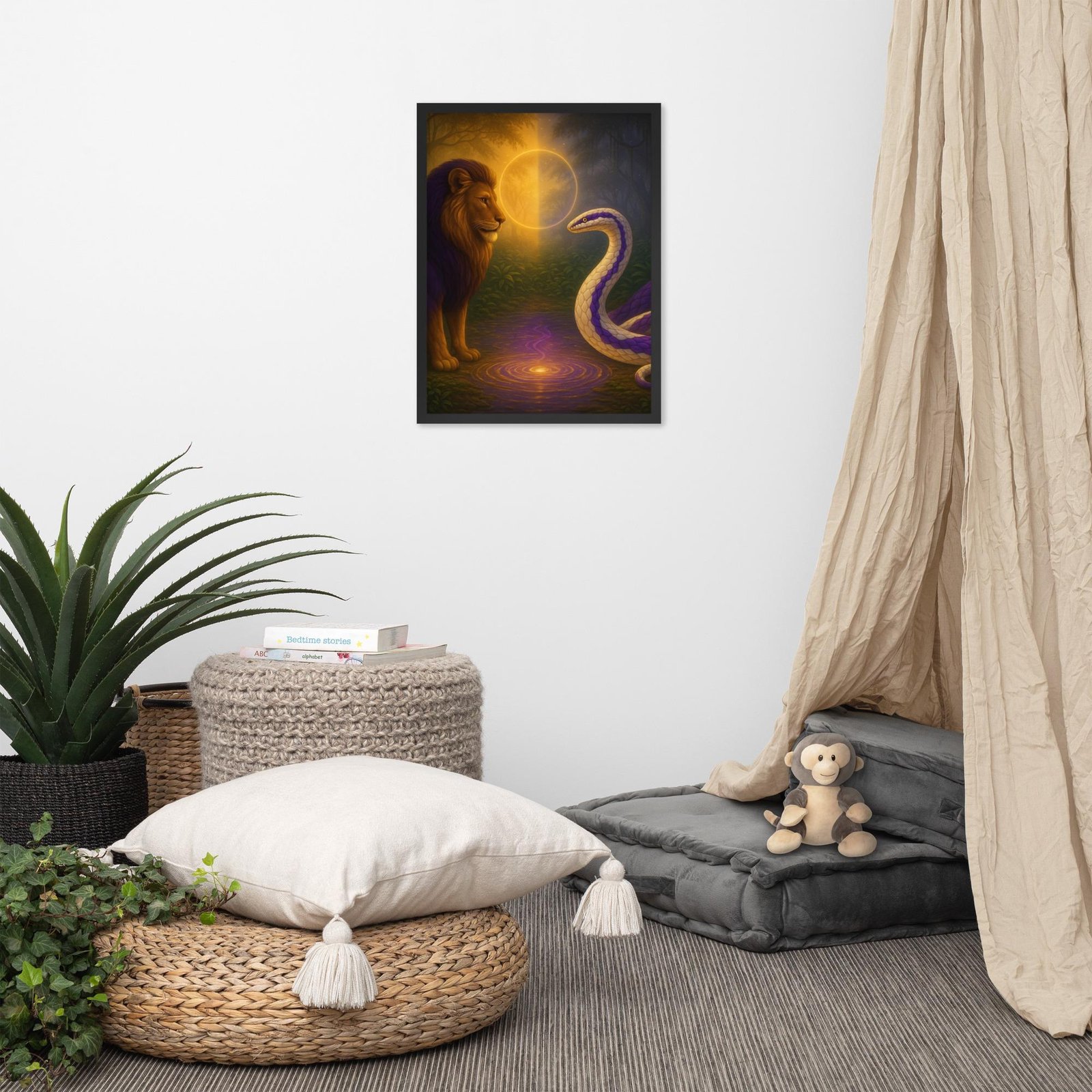 ELYNDRIA™: Origin of the Seralion – Framed photo paper poster - Image 12