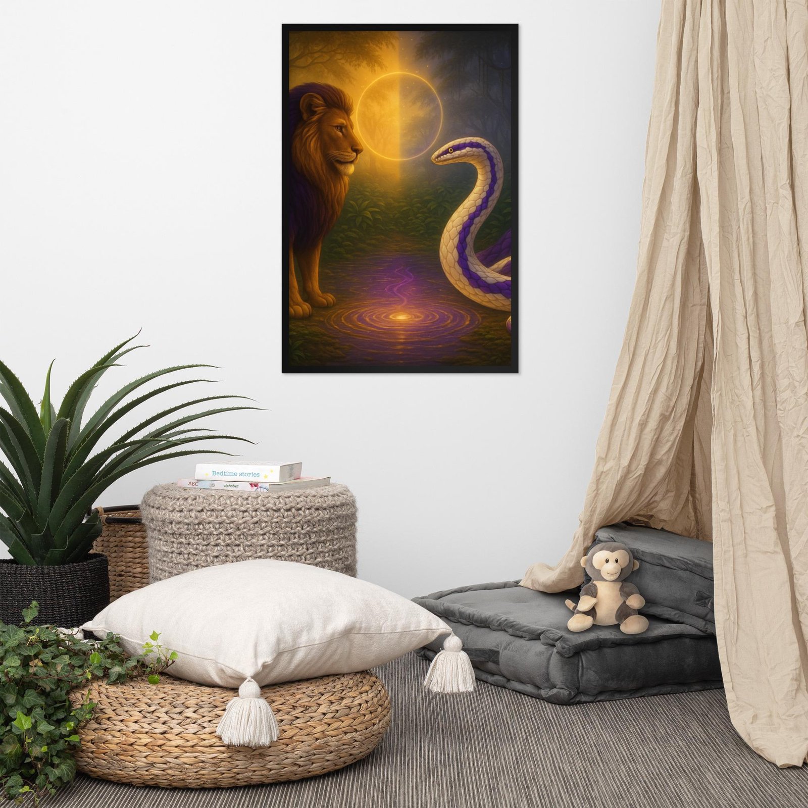 ELYNDRIA™: Origin of the Seralion – Framed photo paper poster