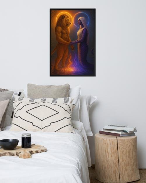 ELYNDRIA™: Origin of the Seralion, Humanoids – Framed photo paper poster