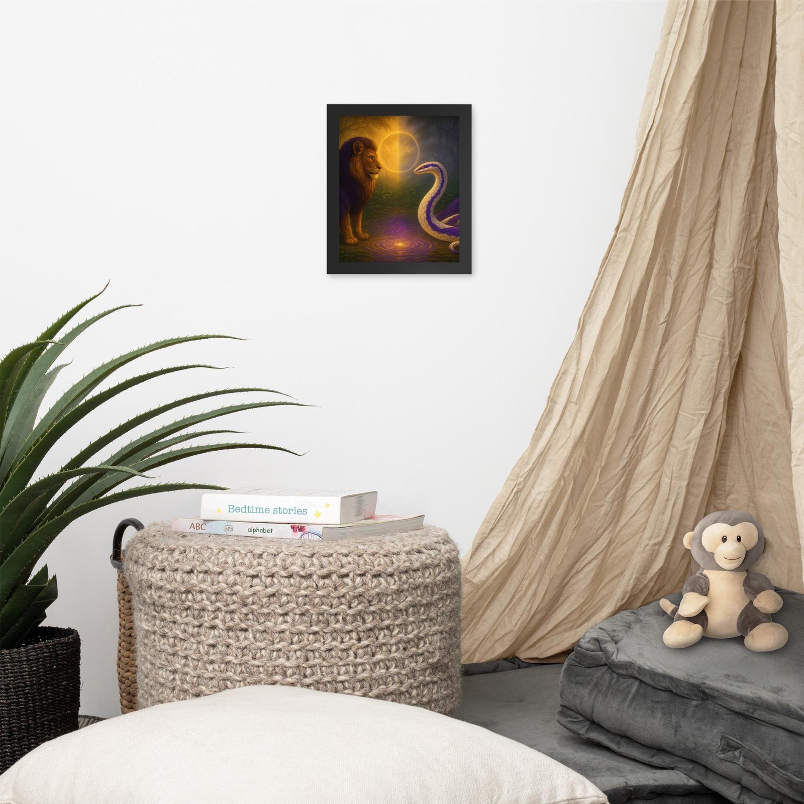 ELYNDRIA™: Origin of the Seralion – Framed photo paper poster - Image 2