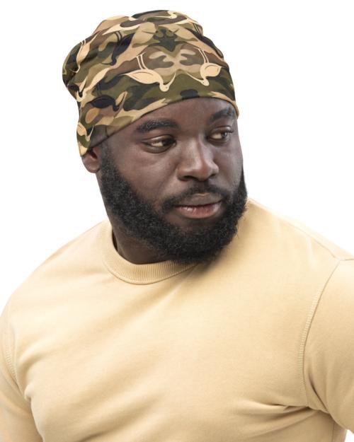 Modern Camouflage Ibis – Beanie – Olive, Khaki & Black